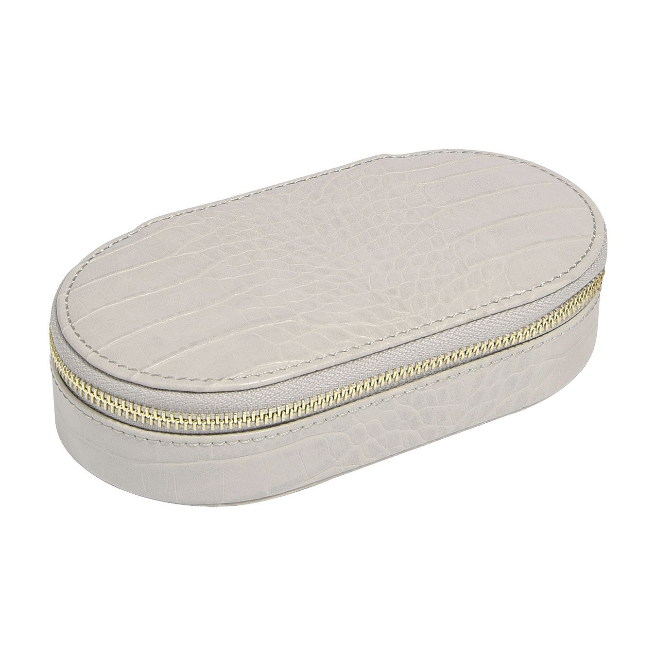 Stackers Putty Croc Oval Travel Box Stackers Putty Croc Oval Travel Box - Image 2