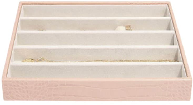 Stackers Stackers Pastel Pink Croc 5 Section