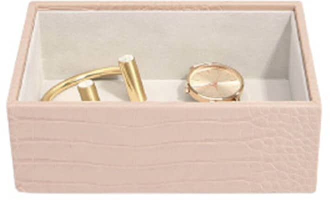 Stackers Stackers Pastel Pink Croc Mini Deep Open Section