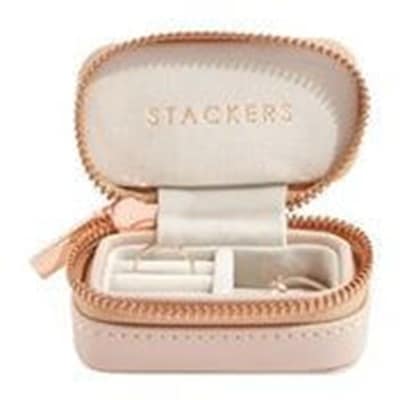 Stackers Blush Pink Petite Travel Jewellery Box Stackers Blush Pink Petite Travel Jewellery Box