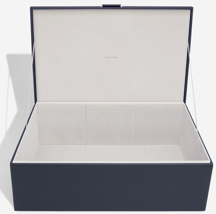 Stackers - Navy Large Storage Box