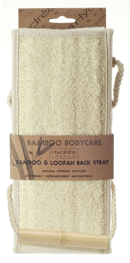 Hydrea London Bamboo & Loofah Exfoliator Back Strap Hydrea London Bamboo & Loofah Exfoliator Back Strap - Image 2