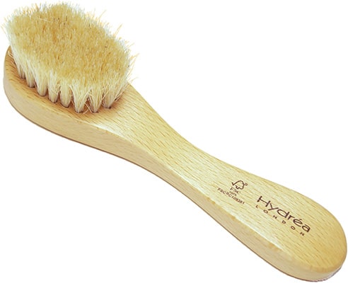 Hydrea London Wooden Facial Brush with Horse Hair 100%
