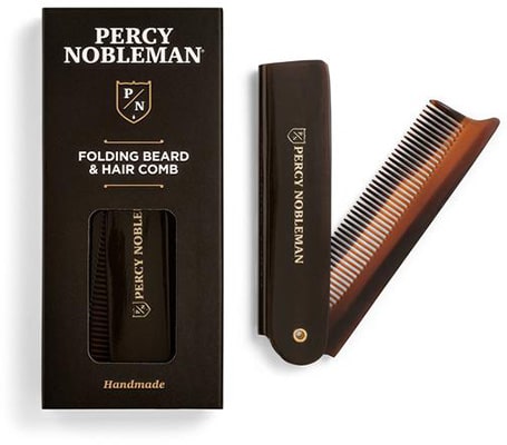 Percy Nobleman Folding Acetate Comb