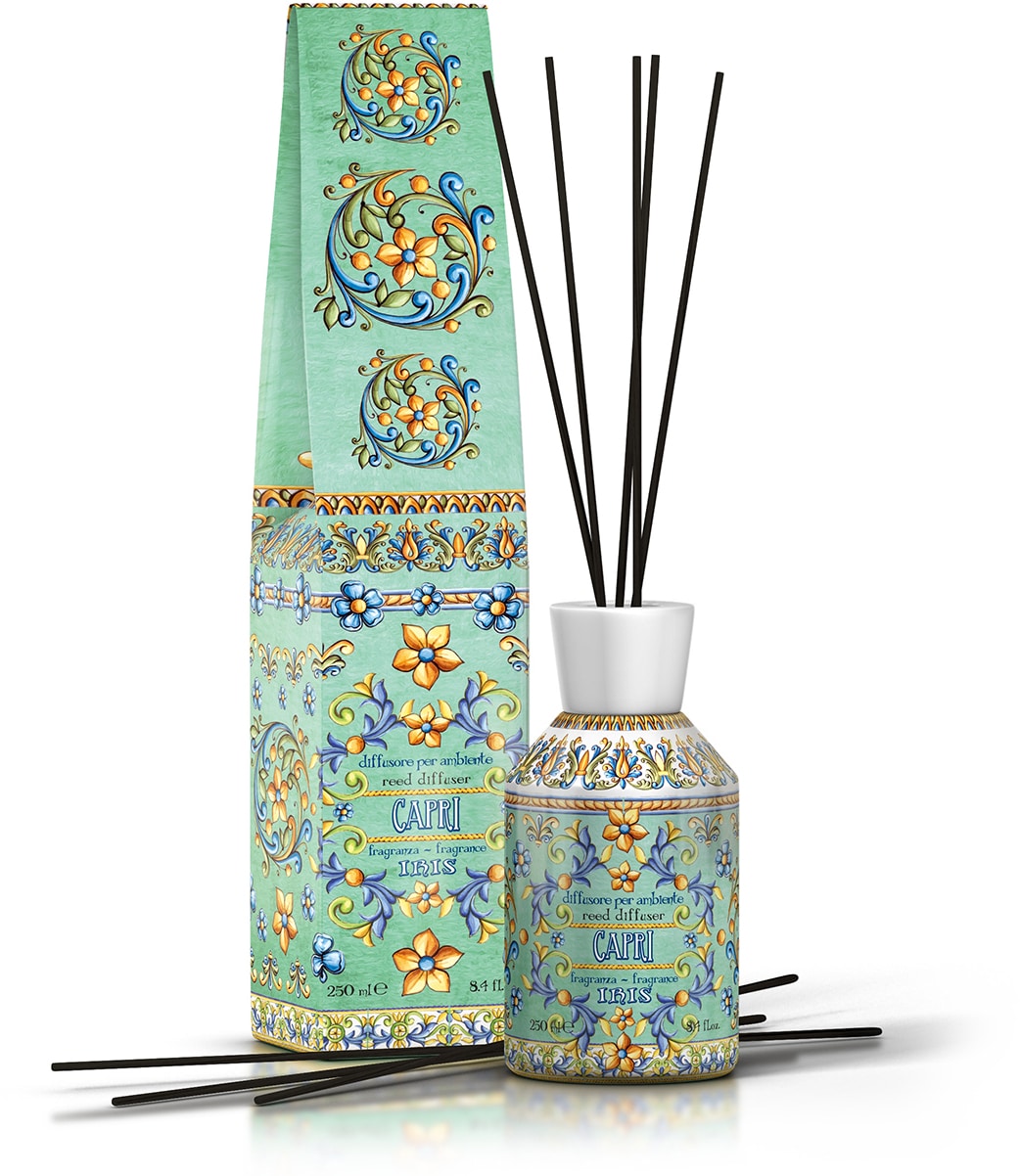 Maioliche Iris Of Capri Room Fragrance With Sticks