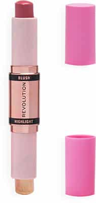 Revolution Blush & Highlight Stick Mauve Glow