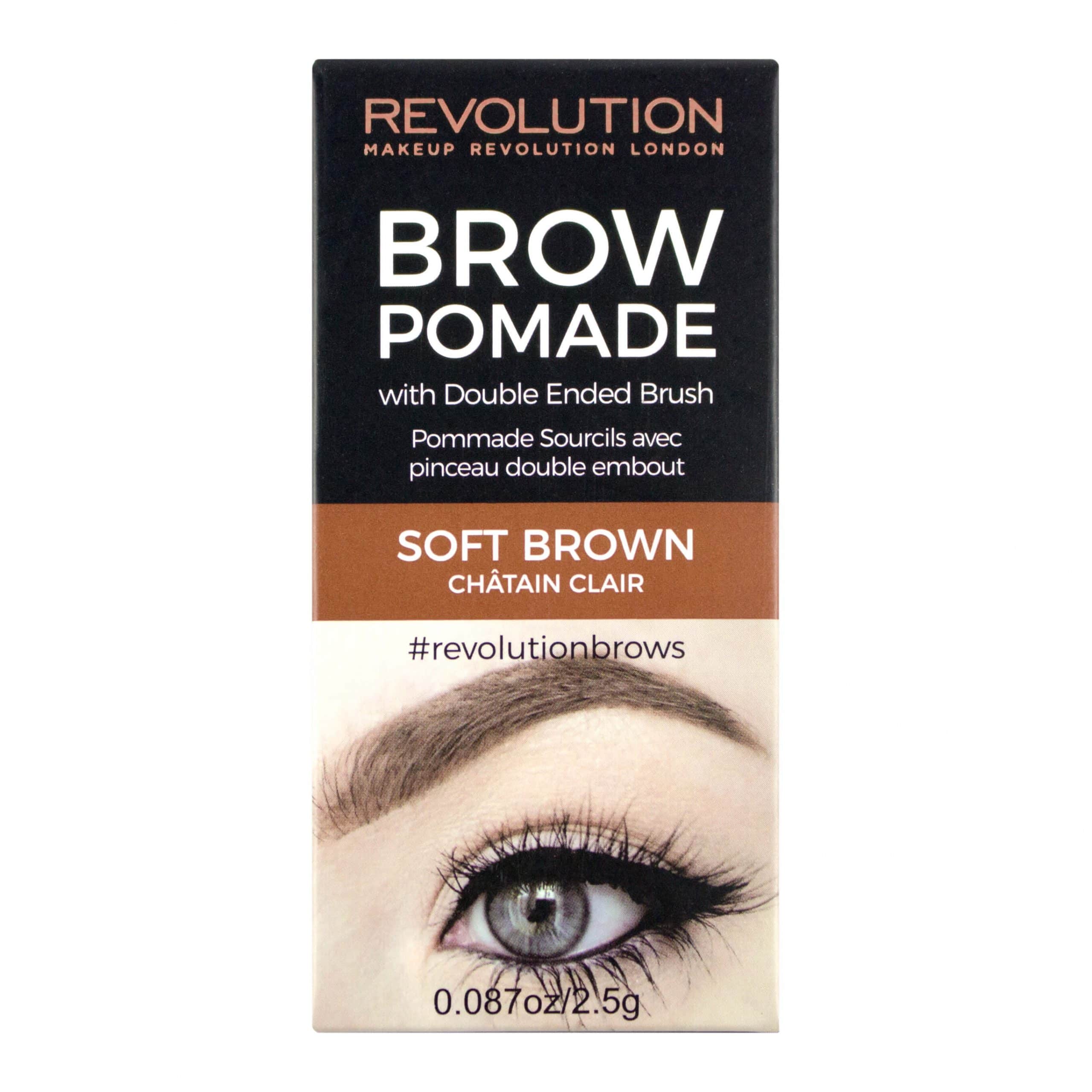 Revolution Brow Pomade – Soft Brown Revolution Brow Pomade - Soft Brown - Image 2