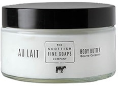Scottish Fine Soaps Au Lait Body Butter Jar Scottish Fine Soaps Au Lait Body Butter Jar
