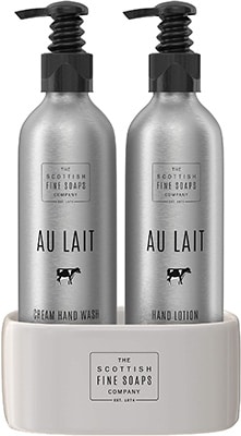 Scottish Fine Soaps Au Lait Hand Care Set x2 Scottish Fine Soaps Au Lait Hand Care Set x2