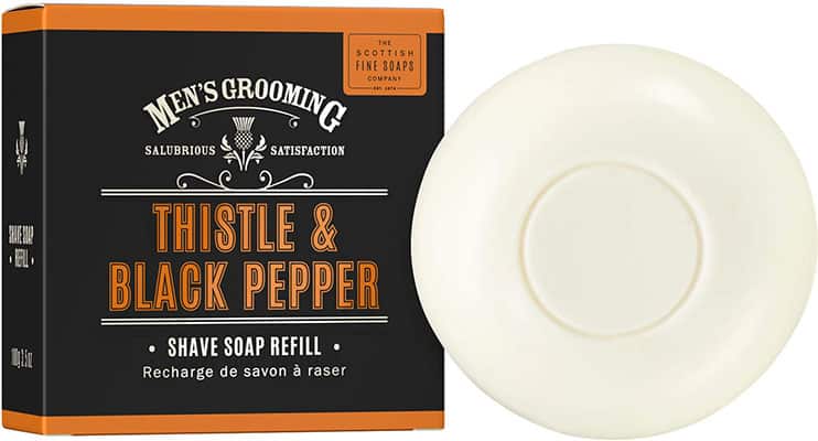 Scottish Fine Soaps  Thistle & Black Pepper Shave Soap Refill