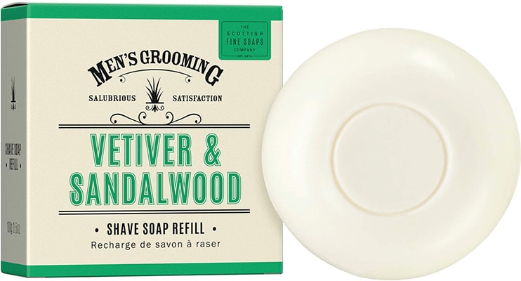 Scottish Fine Soaps Vetiver & Sandalwood Shave Soap Refill Scottish Fine Soaps Vetiver & Sandalwood Shave Soap Refill