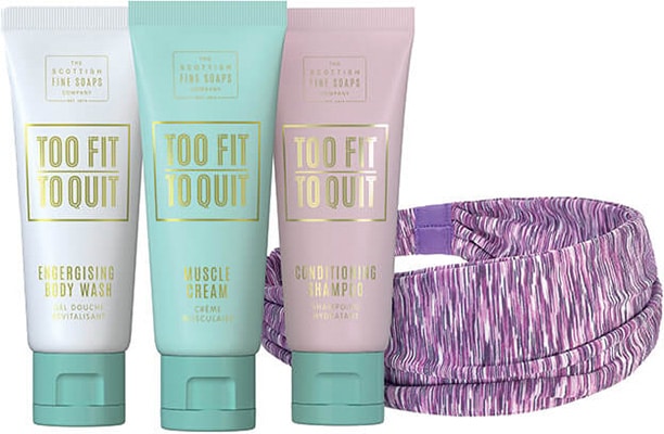 Scottish Fine Soaps Too Fit to Quit – Post Workout Gym Kit Scottish Fine Soaps Too Fit to Quit - Post Workout Gym Kit