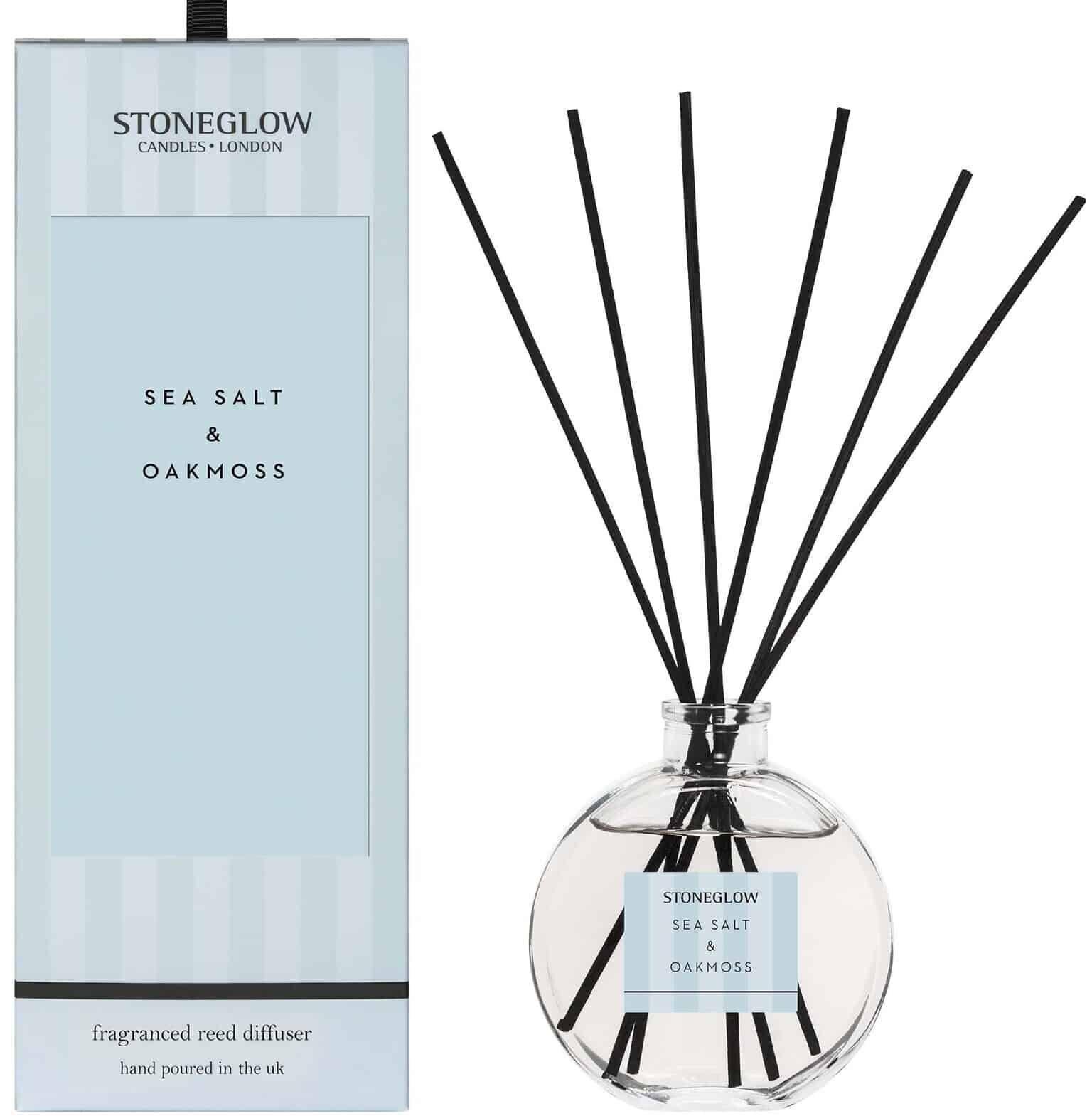 StoneGlow Modern Classics - Sea Salt & Oakmoss - Reed Diffuser