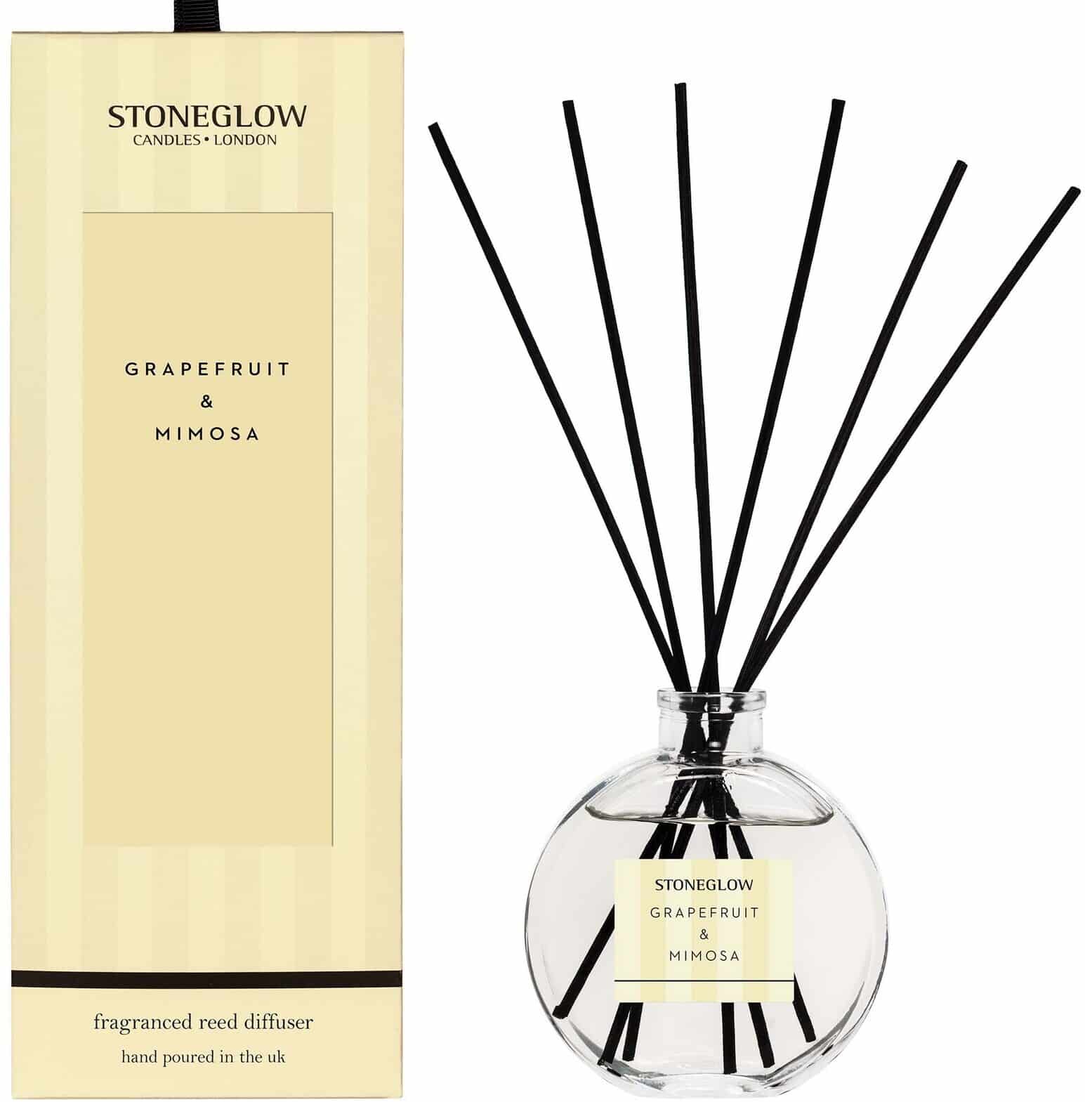StoneGlow Modern Classics - Grapefruit & Mimosa - Reed Diffuser