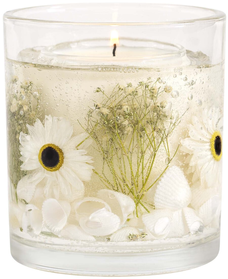 Stoneglow Nature's Gift - Beach Daisy Scented Candle Gel Tumbler