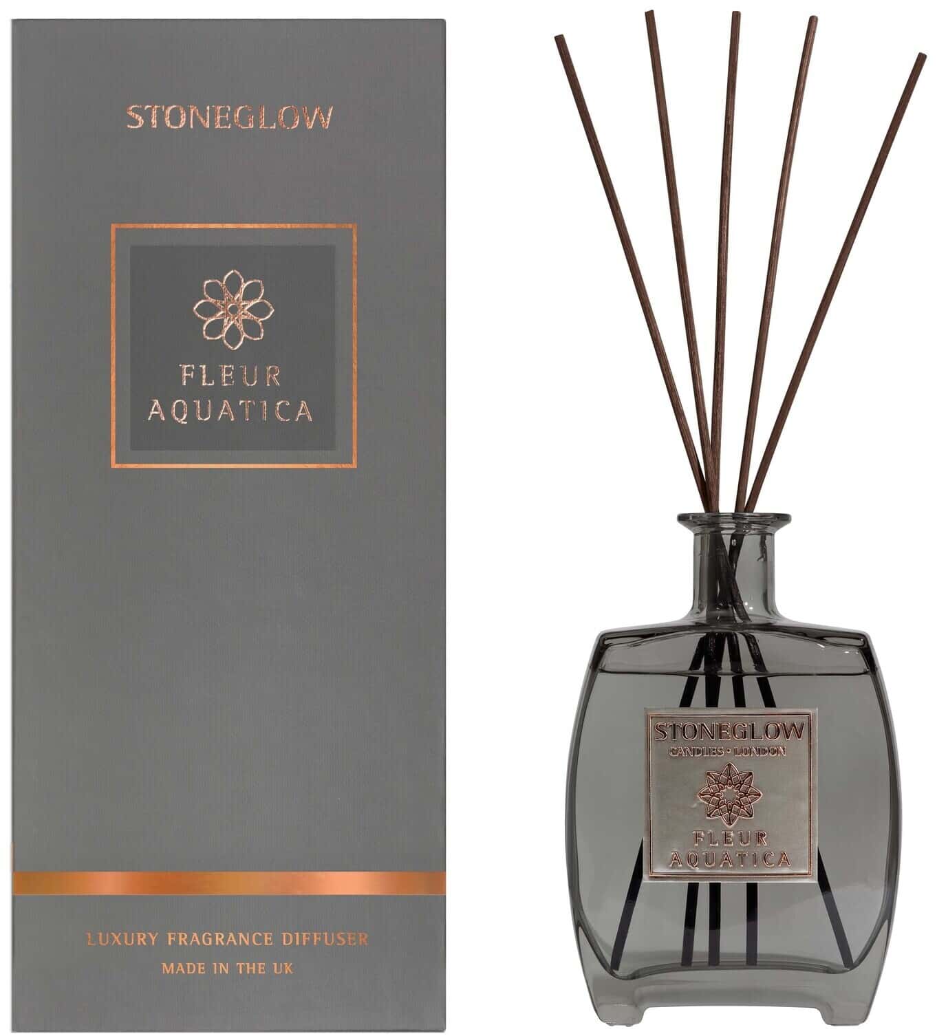 Stoneglow Metallique - Fleur Aquatica - Reed Diffuser