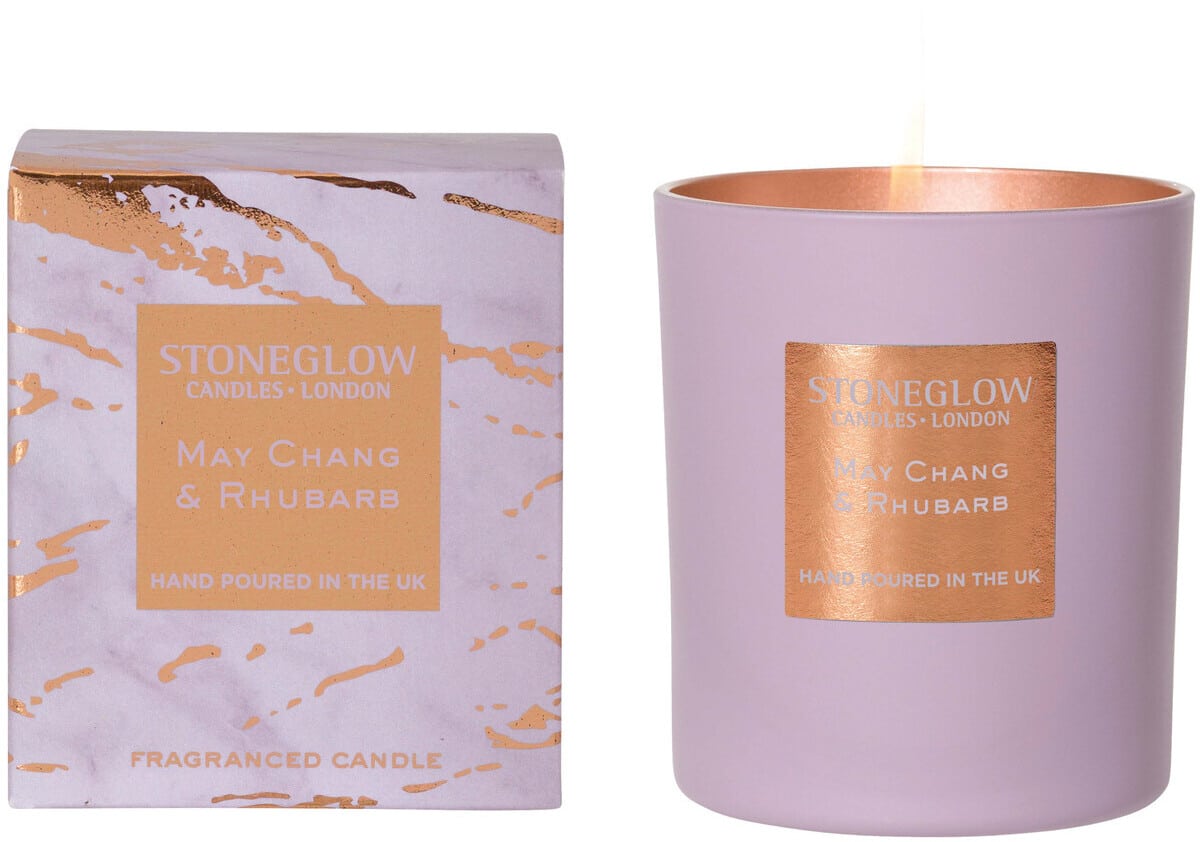 Stoneglow Luna - May Chang & Rhubarb Scented Candle