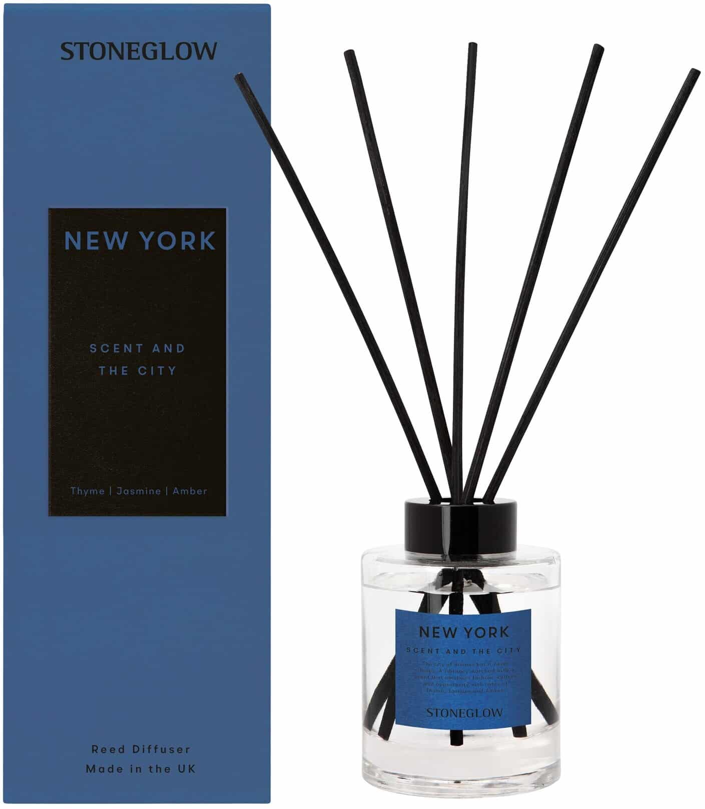 StoneGlow Explorer - New York - Scent And The City - Reed Diffuser