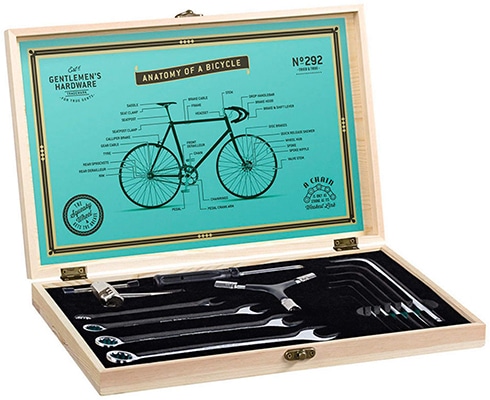 Gentlemen's Hardware Bicycle Tool Kit in Wooden Box