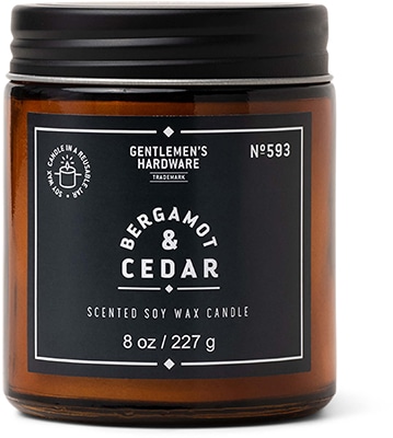 Gentlemen’s Hardware Jar Candle Bergamot & Cedar Gentlemen's Hardware Jar Candle Bergamot & Cedar
