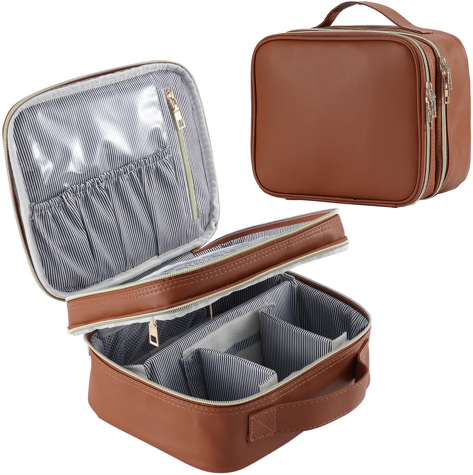 Big Rock Trading - Big Make Up Bag Brown