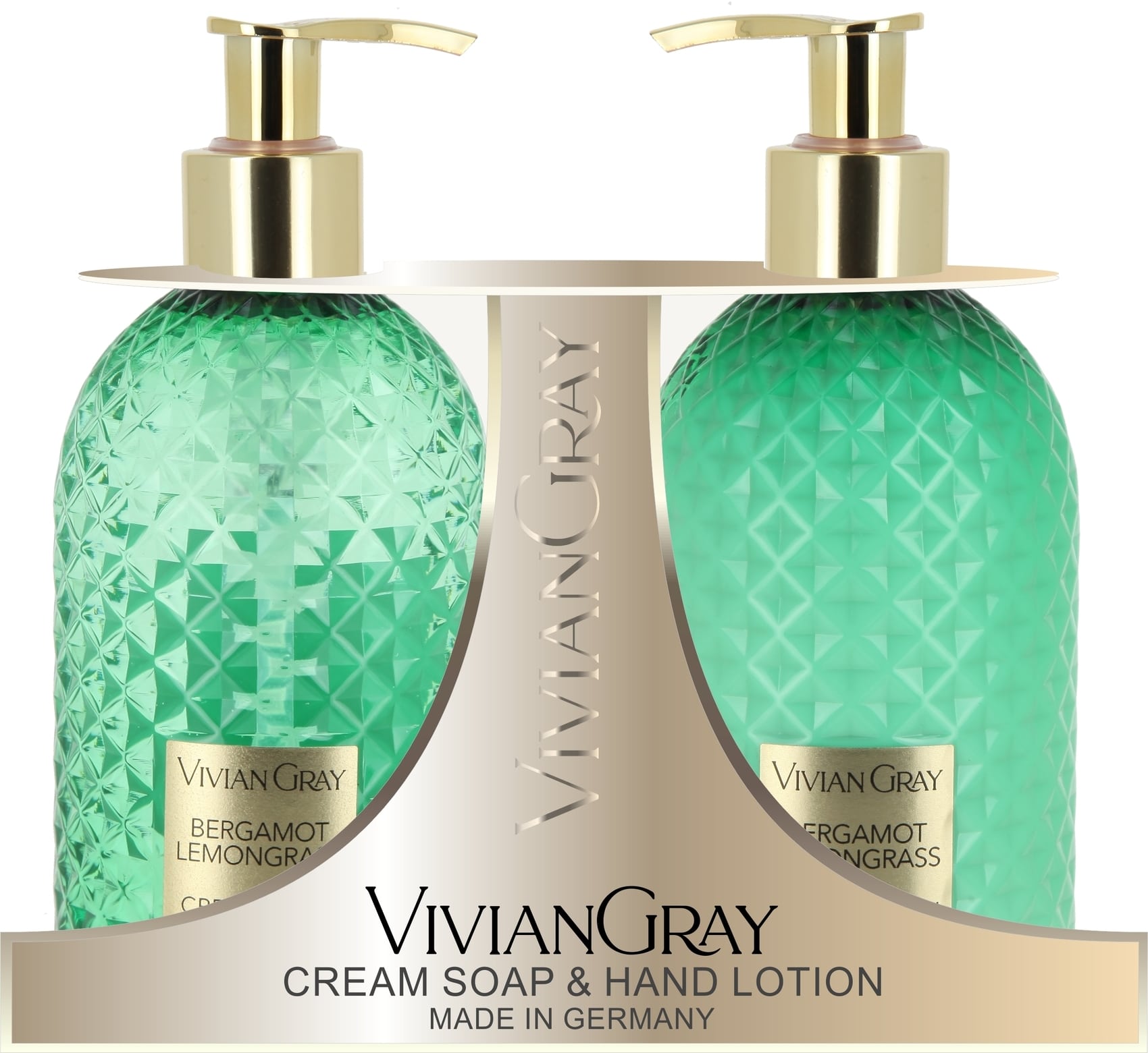 Viviane Gray Gemstone - Bergamont & Lemongrass Set Soap & Hand Lotion