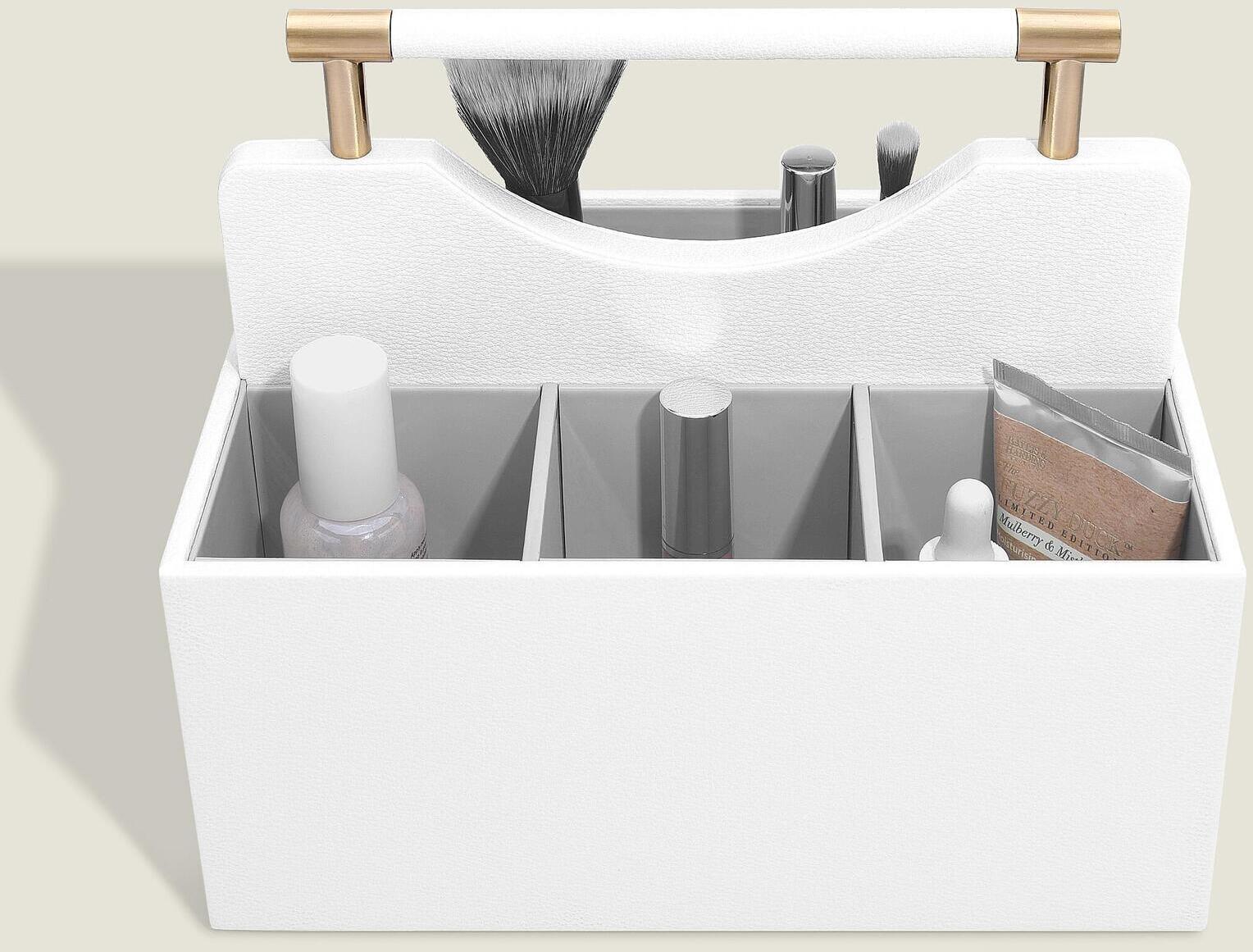 Lcd Stackers White Classic Cosmetic Toolbox