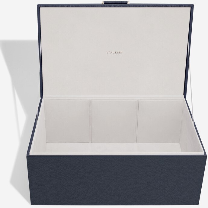 Stackers - Navy Medium Storage  Box