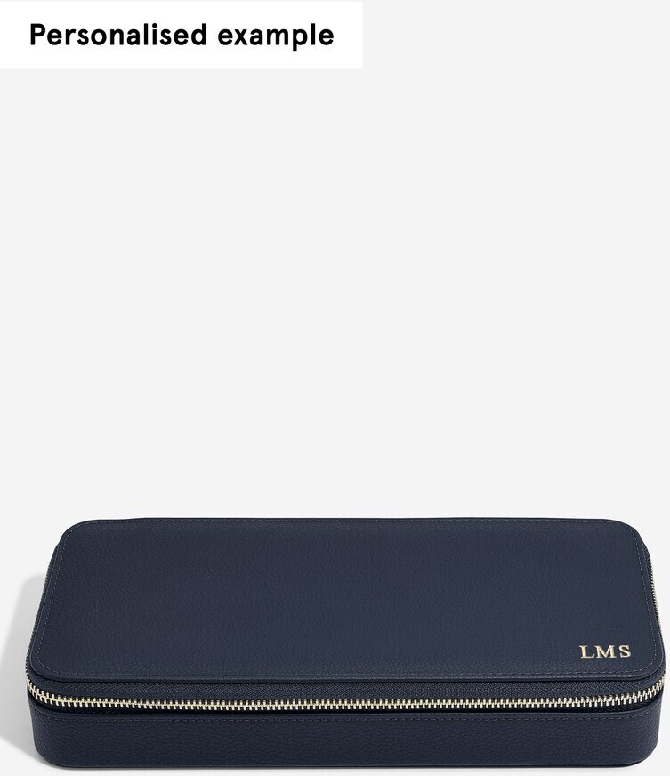 Stackers - Navy Necklace Travel Box