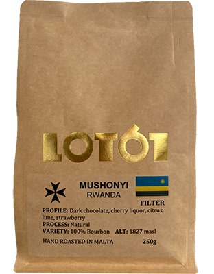 Lot 61 Rwanda Kaymubu Natural Coffee 250grms