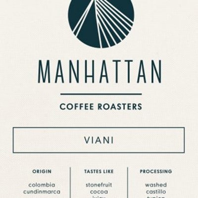 Manhattan roaster Colombia Viani 250g Manhattan roaster Colombia Viani 250g