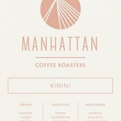 Manhattan roasters Rwanda Kinini 250g Manhattan roasters Rwanda Kinini 250g