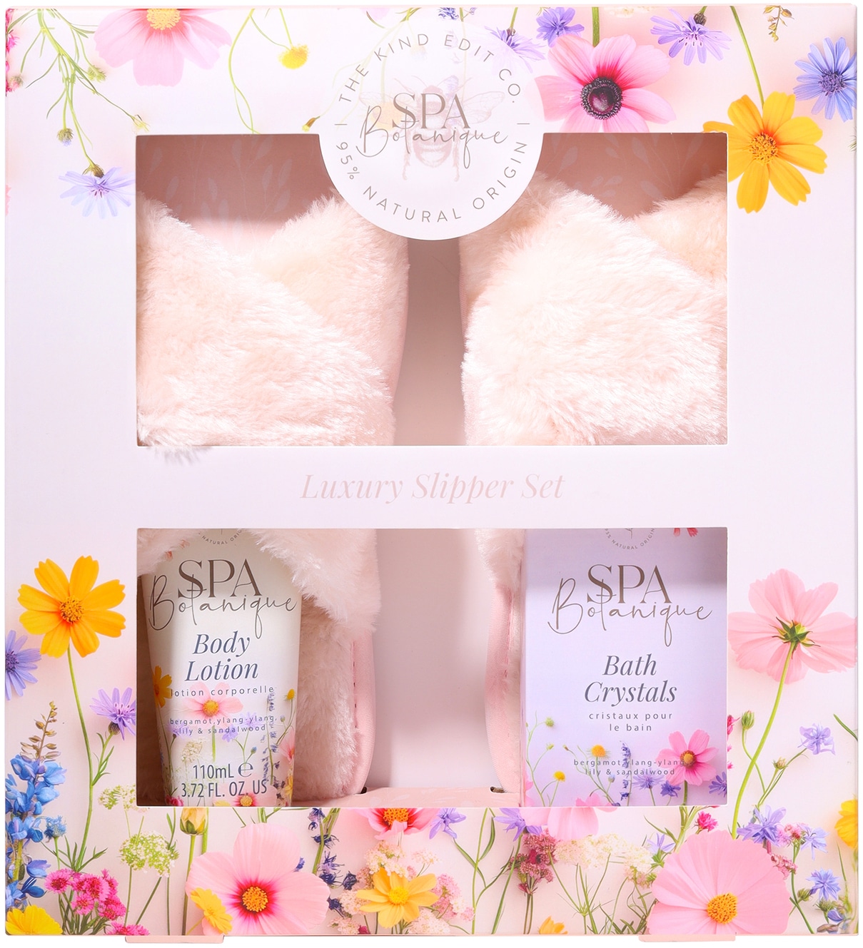Rainbow Cosmetics Spa Botanique Slipper Set