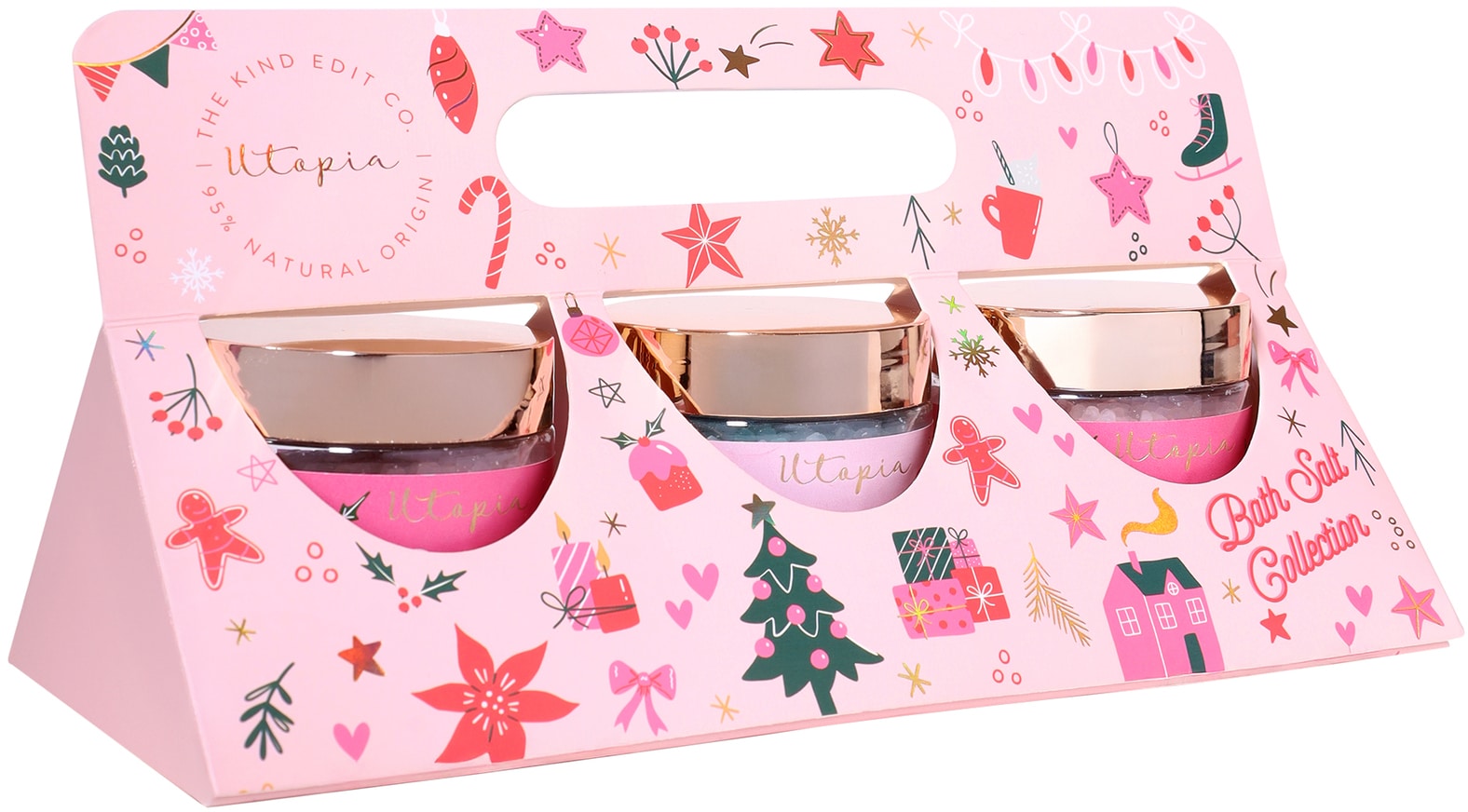 Rainbow Cosmetics Utopia Bath Salts Trio Tray