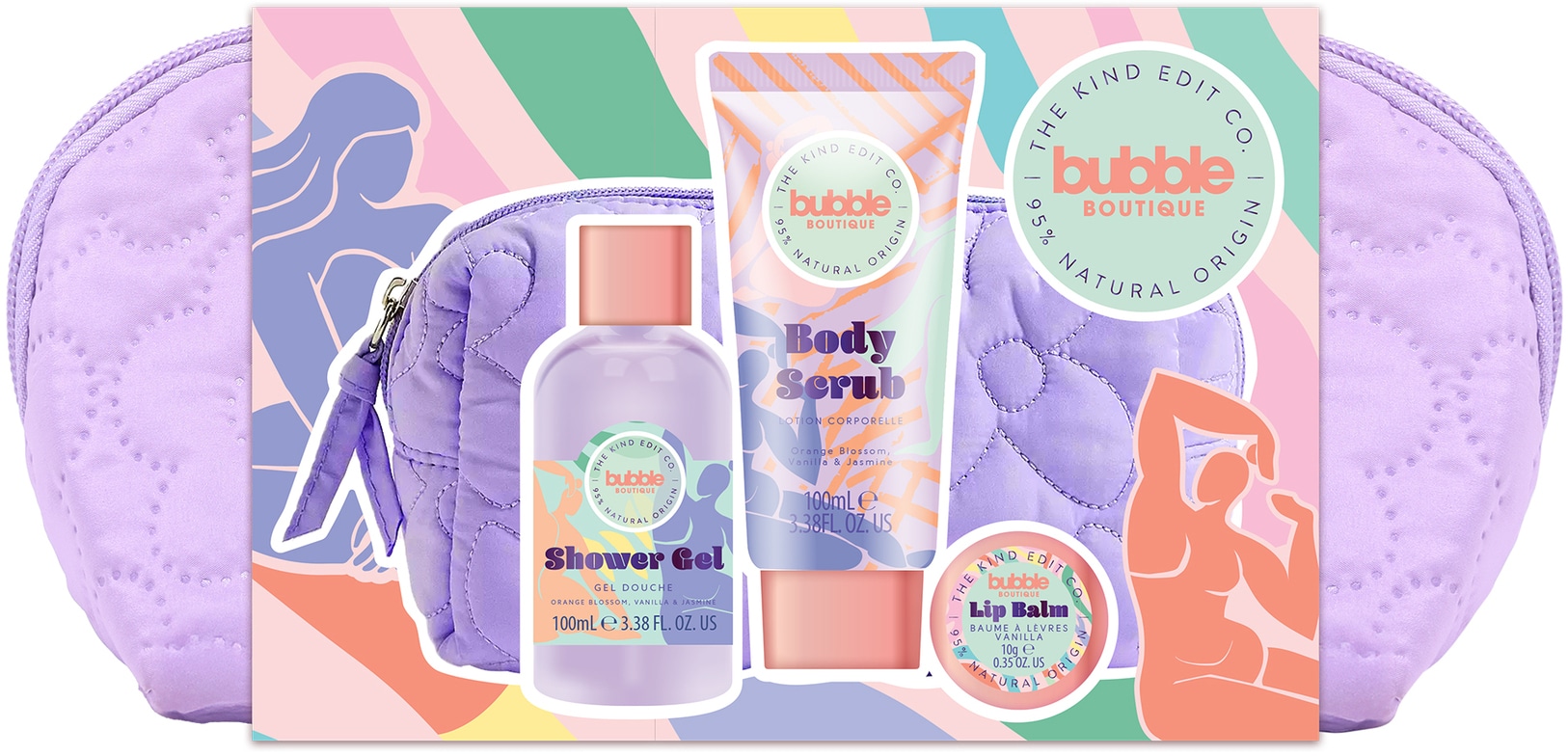 Rainbow Cosmetics Bubble Boutique Happiness Cosmetic Bag