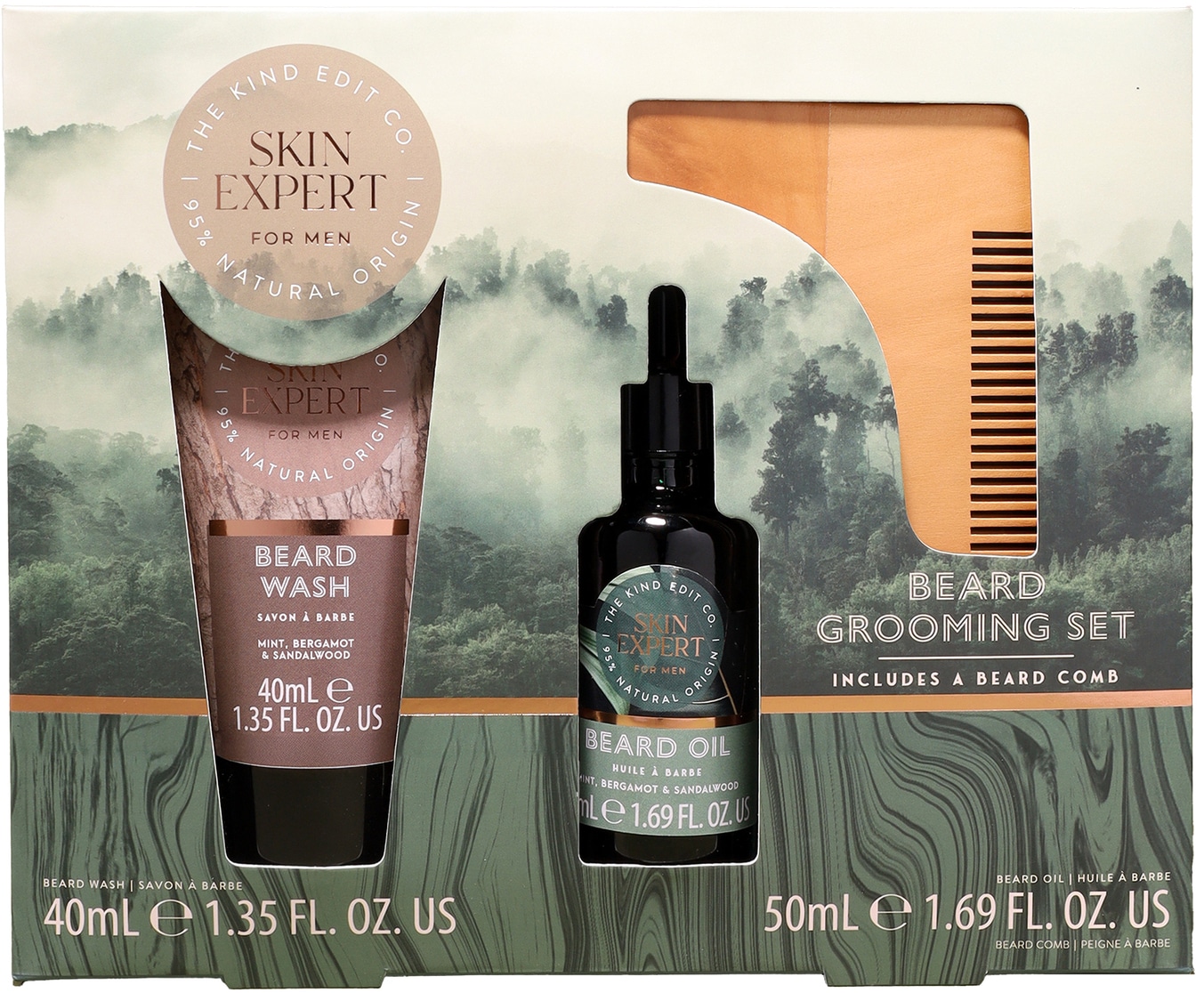 Rainbow Cosmetics Skin Expert Beard Grooming Set